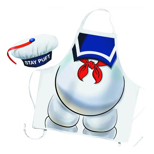 Ghostbusters Stay Puft Marshmallow Man Apron and Chef Hat